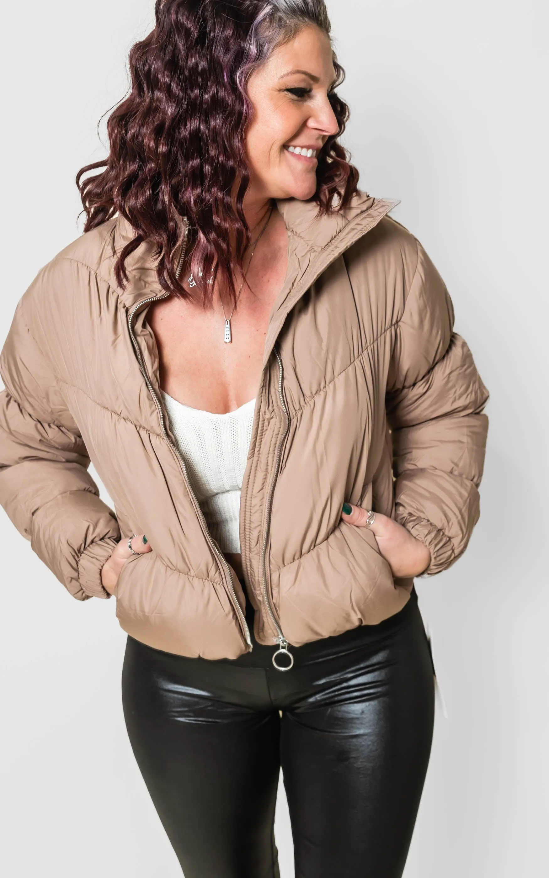 Fluffy Puffer Jacket - Final Sale