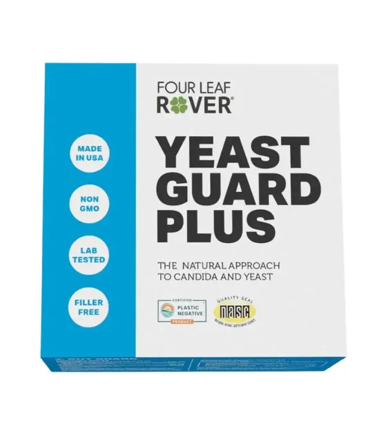 Four Leaf Rover Yeast Guard Plus (3 Step Yeast Support Bundle) Supplements for Dogs