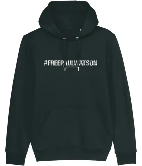 #FREEPAULWATSON Women's Hoodie (White Ink)