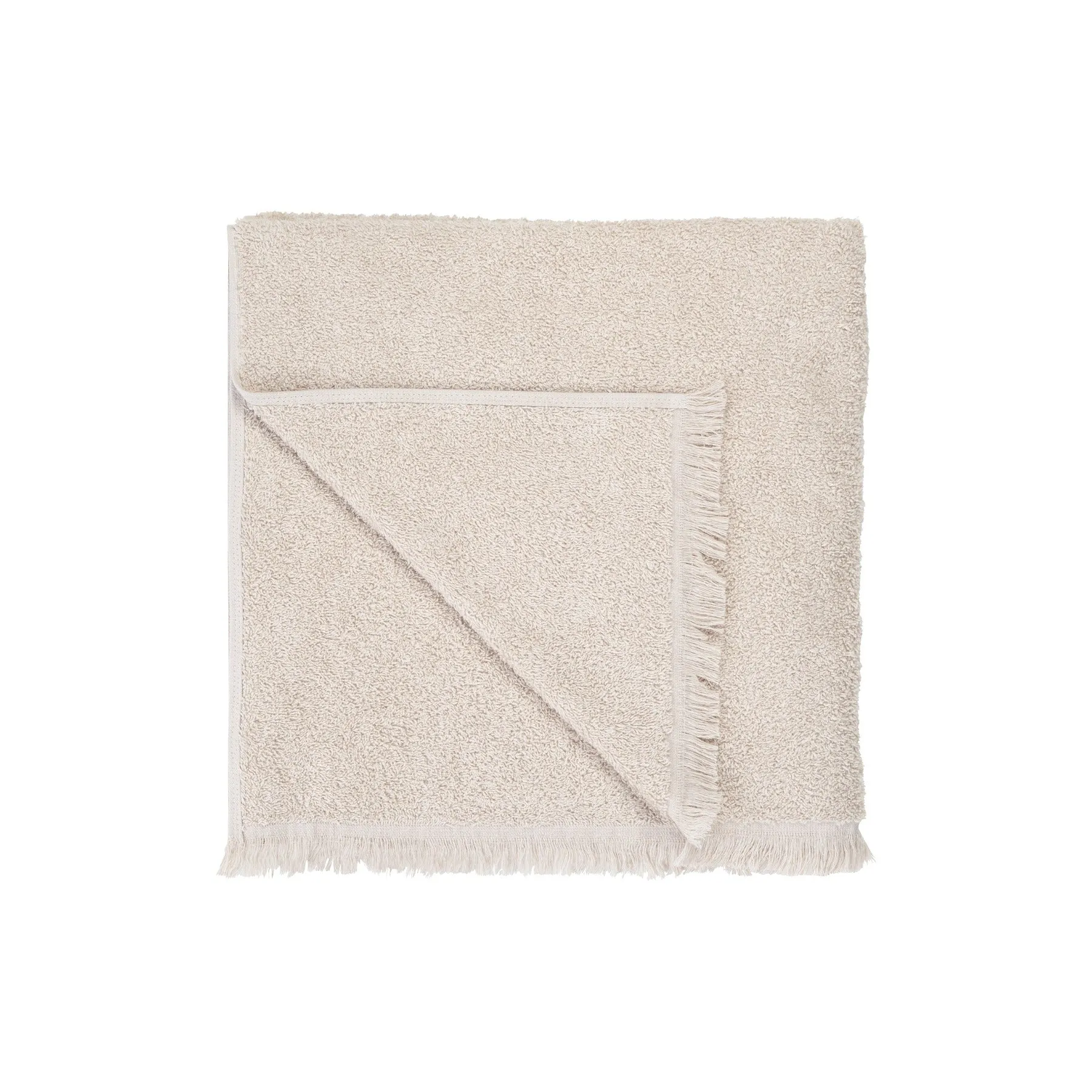 FRINO Fringed Organic Cotton Terry Bath Towel 28 x 55