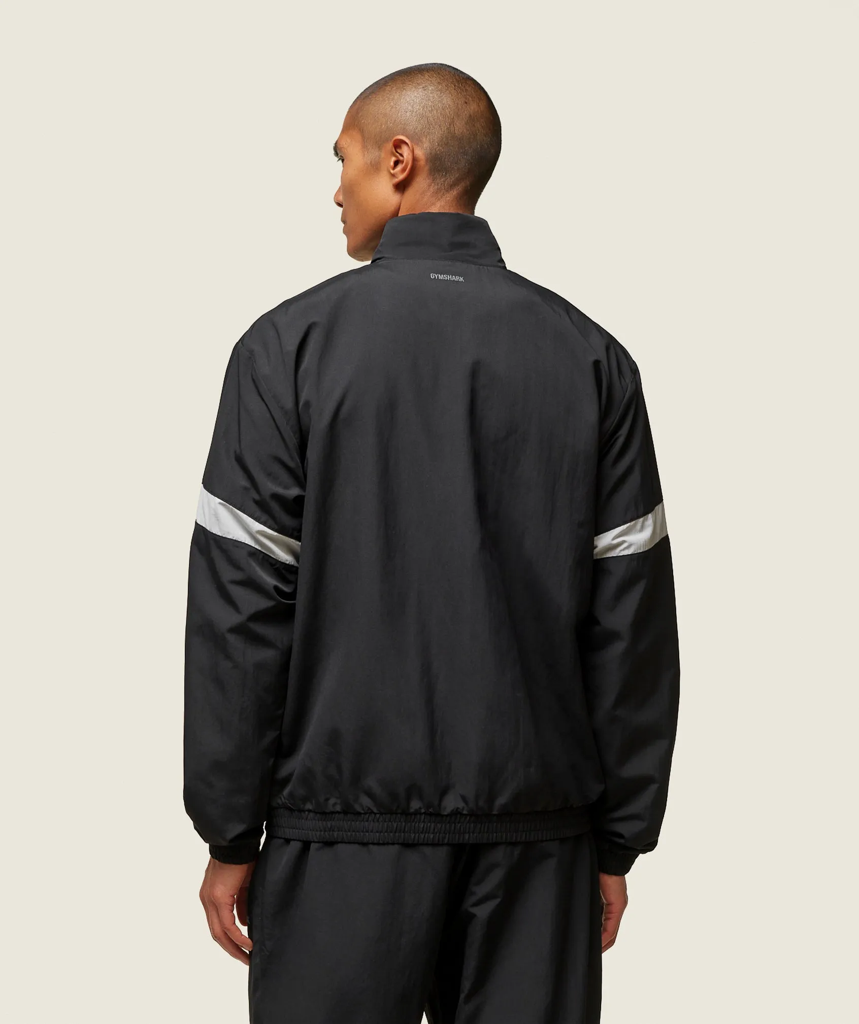 Gymshark everywear Coaches Track Jacket - Black/Tame Grey