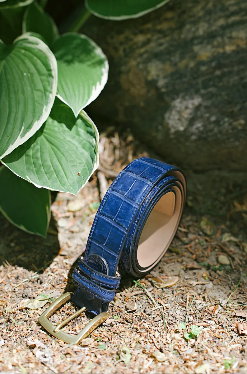 Handmade Alligator Belt in Oceano