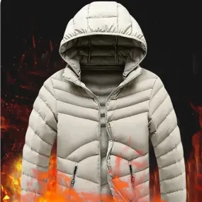 High Quality Super Warm 2 Layers Warmth Fleece-lined Cotton Padded Winter Rain Puffer Jacket