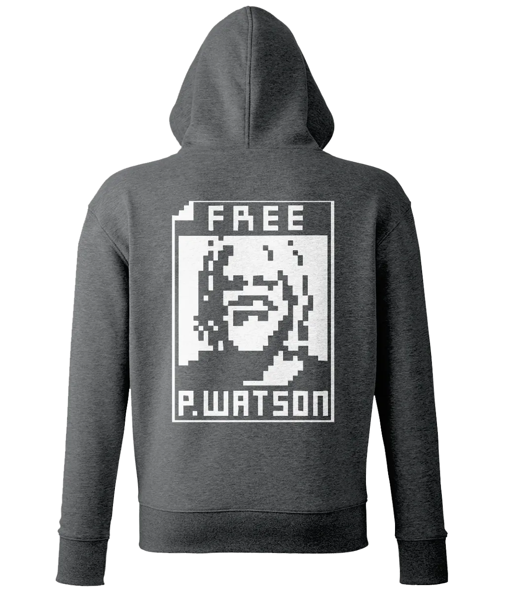 Invader x Paul Watson #freepaulwatson Unisex Pullover Hoodie