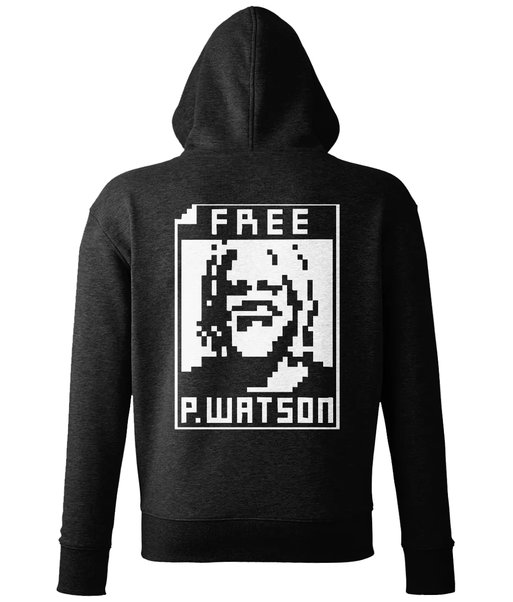 Invader x Paul Watson #freepaulwatson Unisex Pullover Hoodie