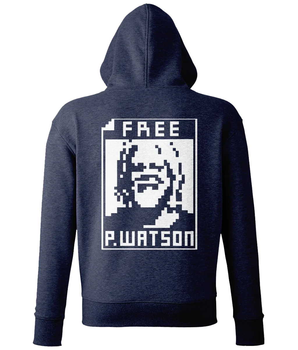 Invader x Paul Watson #freepaulwatson Unisex Pullover Hoodie