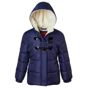 Ixtreme Girls Quilt Puffer Jacket with Fleece Hood