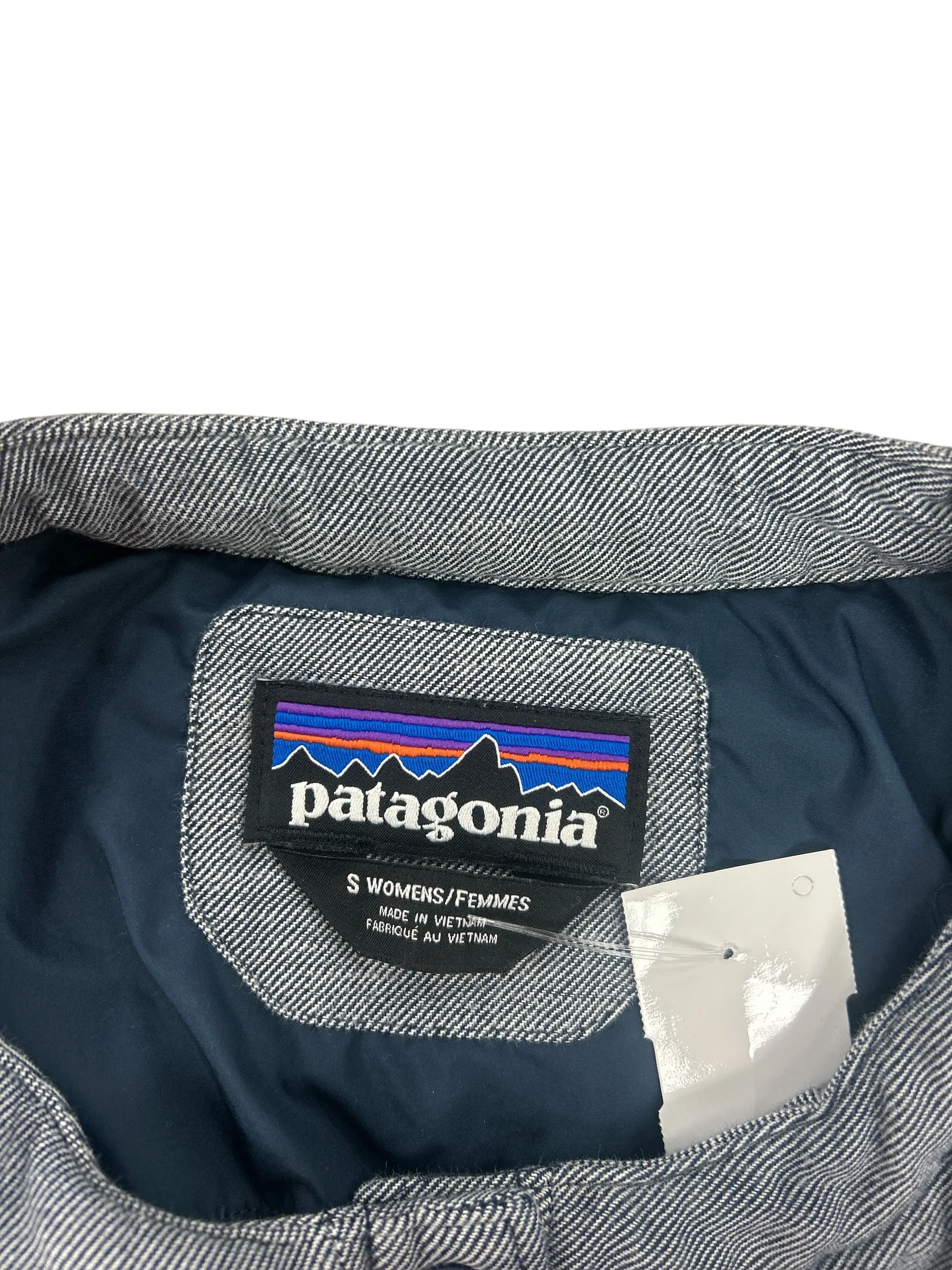 Jacket Puffer & Quilted By Patagonia In Navy, Size: S