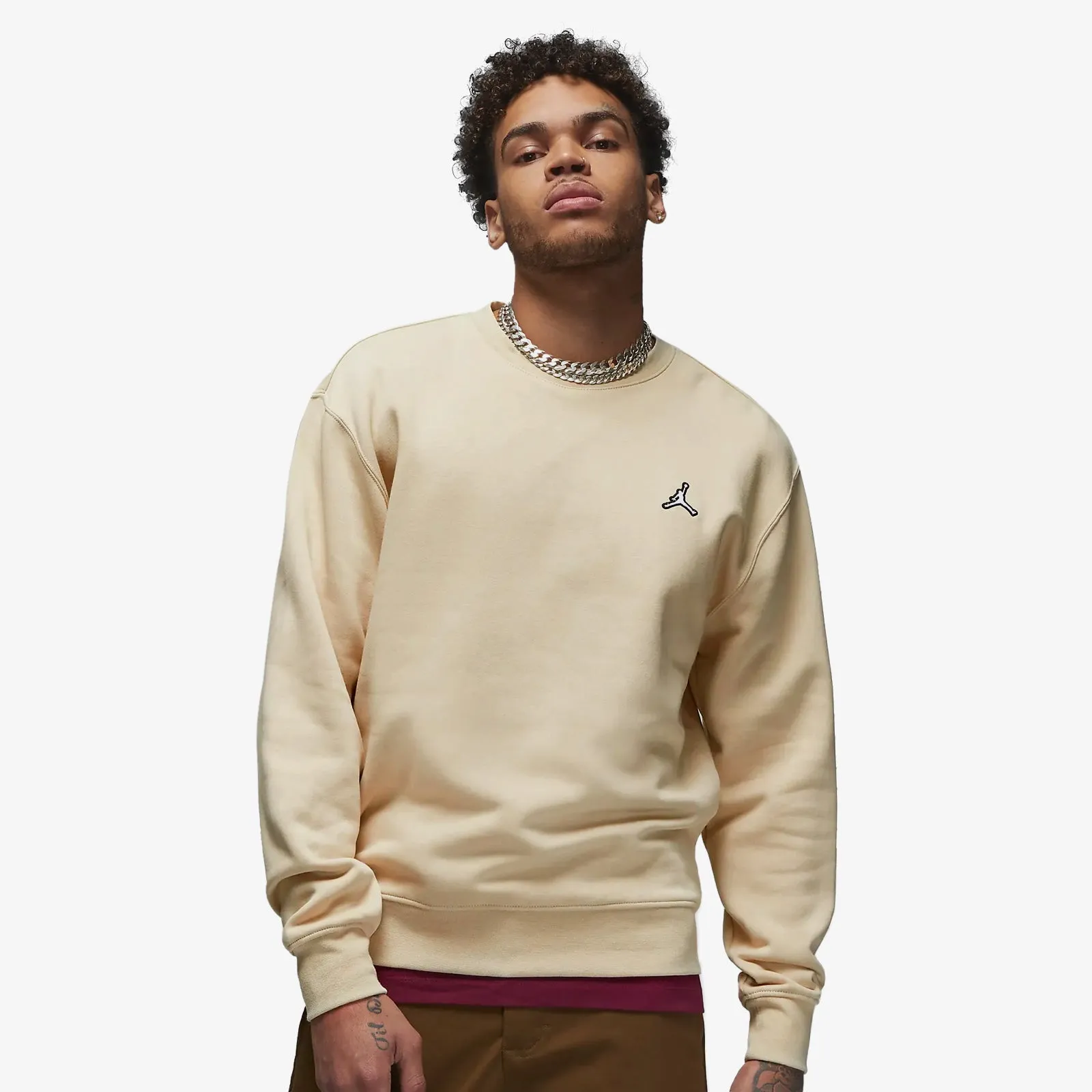 Jordan Essentials Fleece Crew - Rattan