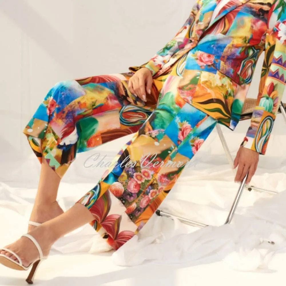 Joseph Ribkoff Vibrant Print Culotte Trouser – Style 222226