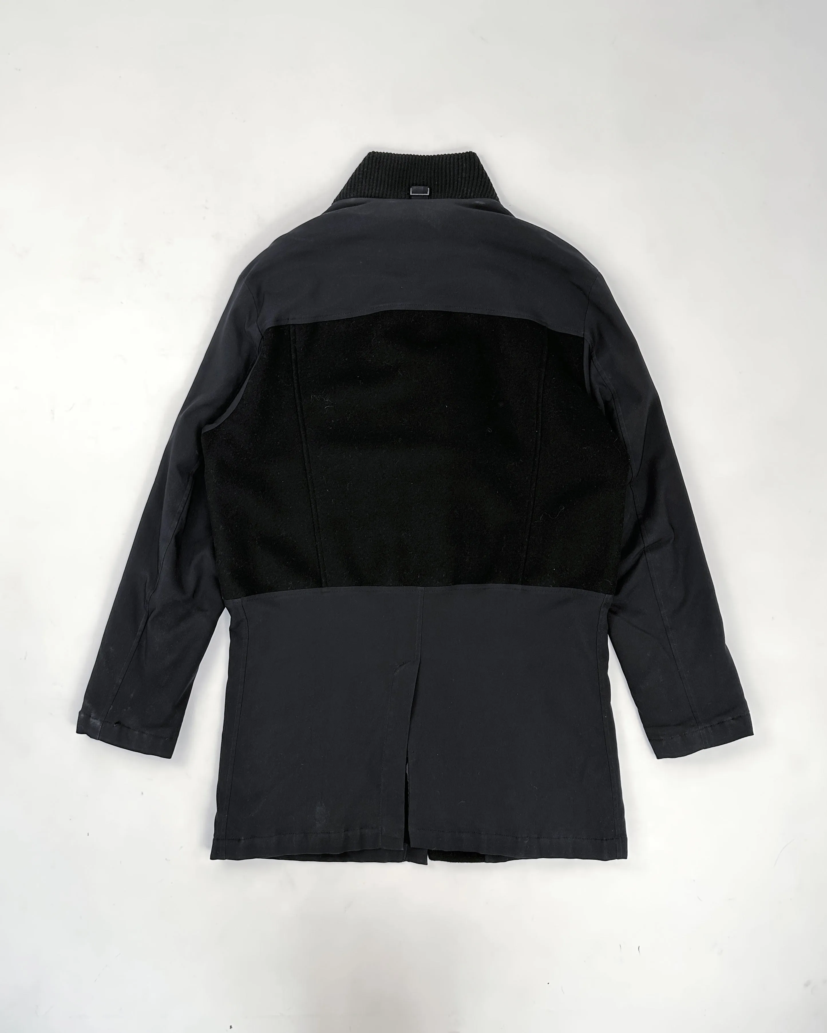 Kenzo Homme 2-Pieces Black Coat   Vest 2000's