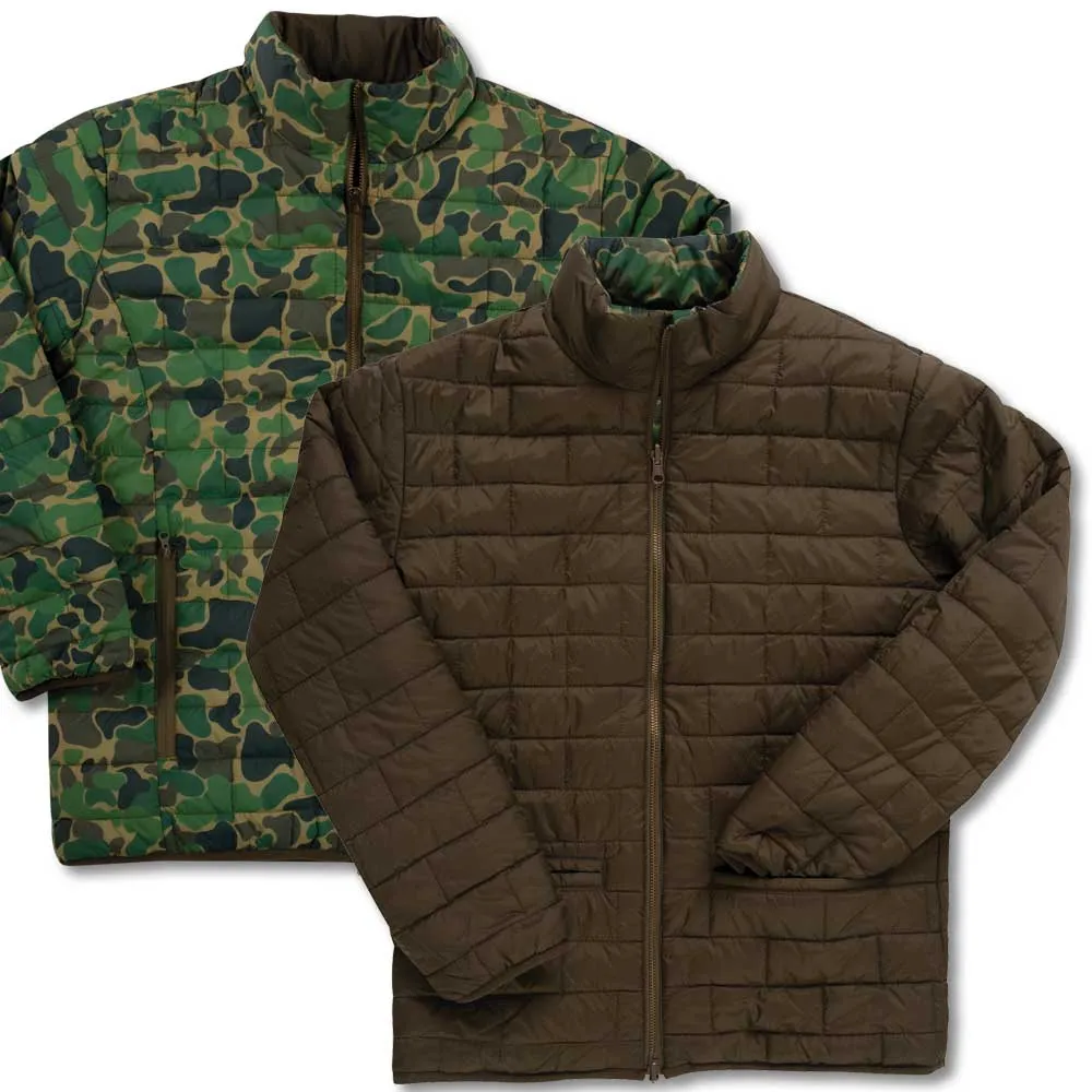 Kevin's Reversible Vintage Camo Quilted Puffer Jacket