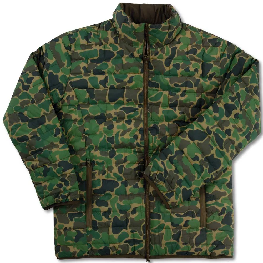 Kevin's Reversible Vintage Camo Quilted Puffer Jacket