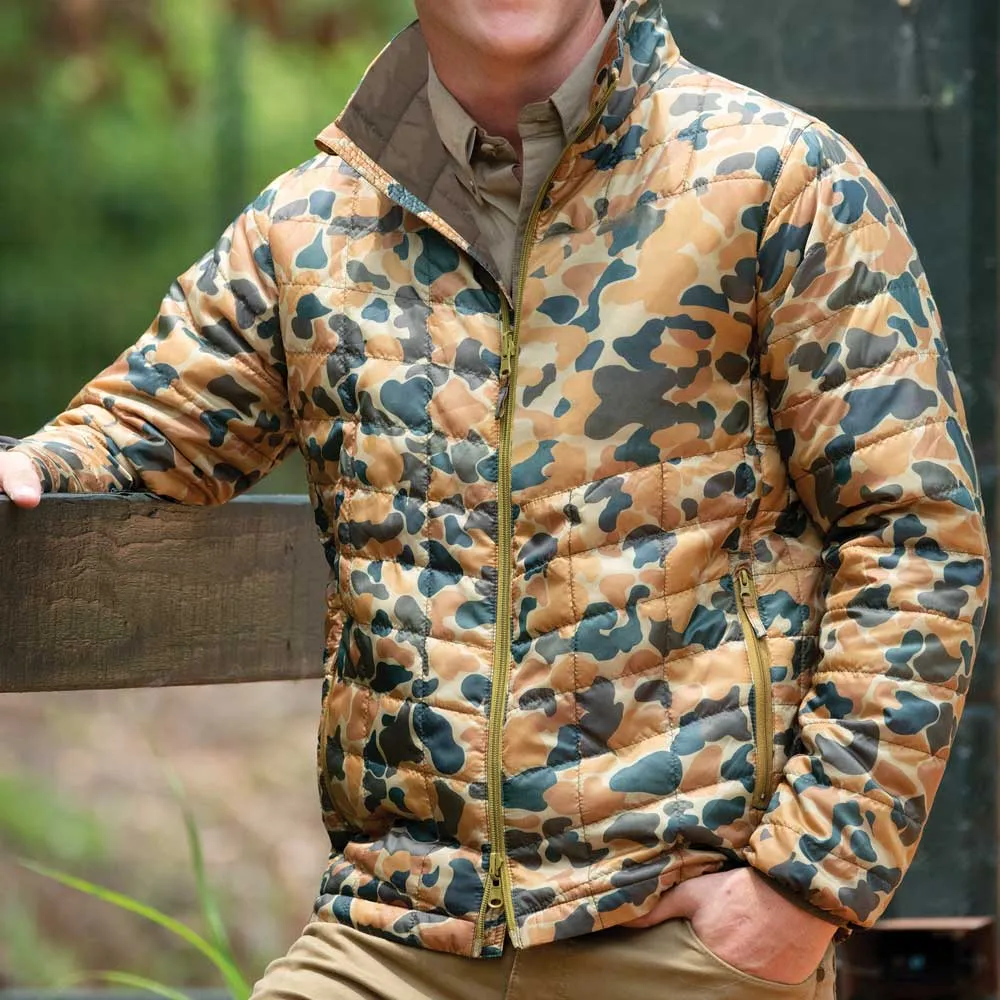 Kevin's Reversible Vintage Camo Quilted Puffer Jacket