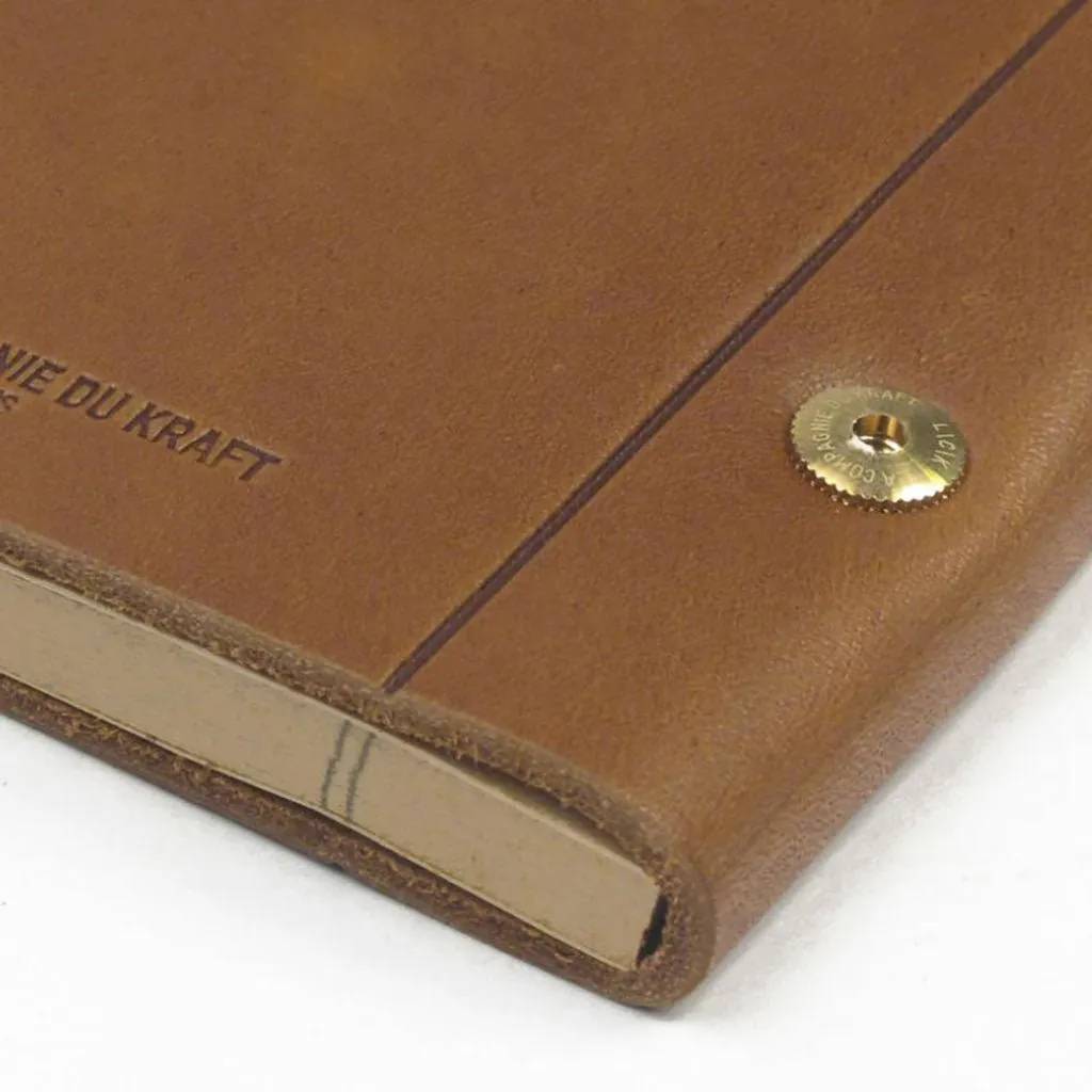 La Compagnie Du Kraft Refillable Leather Journal - A6