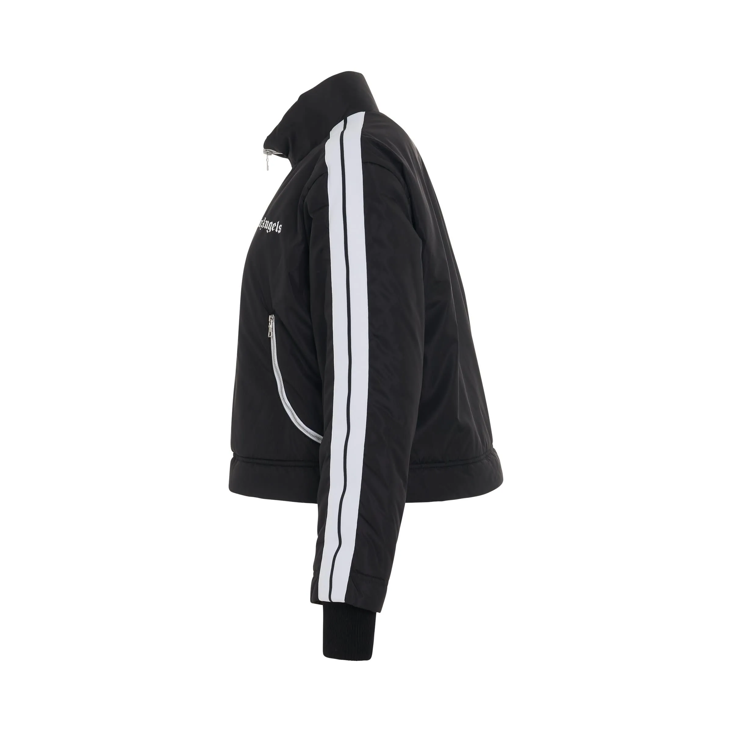 Light Weight Puffer Jacket in Black/White