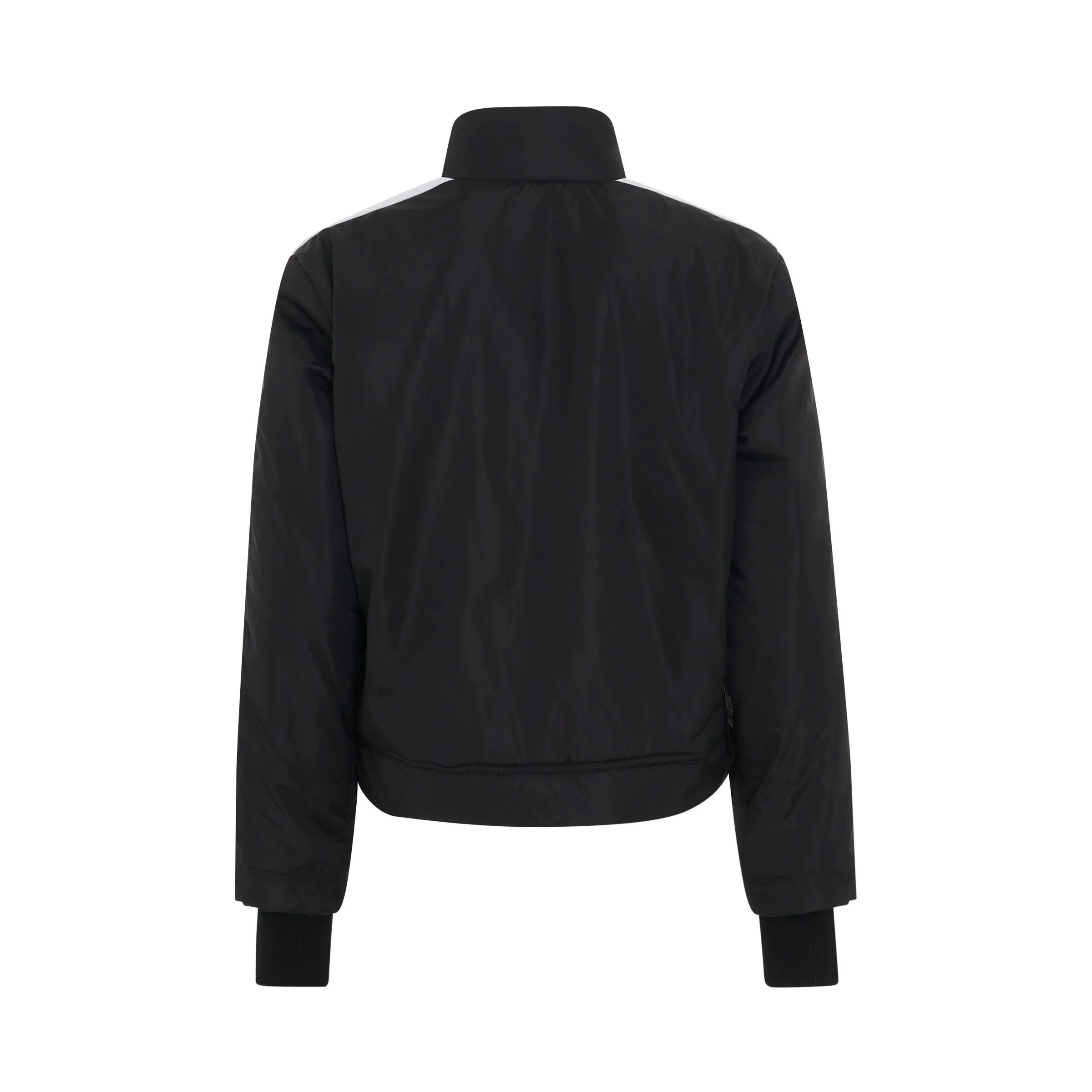 Light Weight Puffer Jacket in Black/White