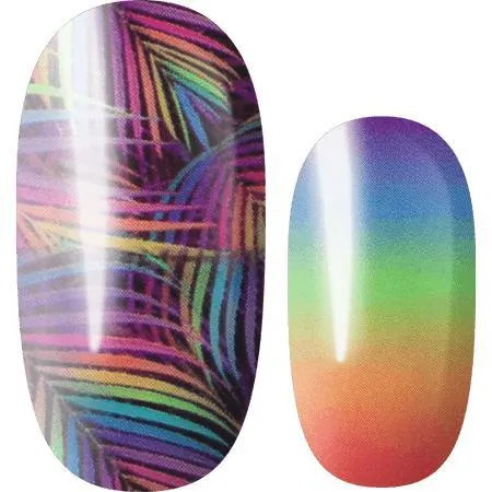 Lily and Fox - Nail Wrap - Neon Tropics