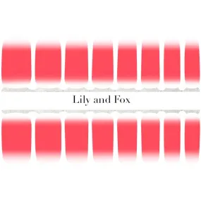 Lily and Fox - Nail Wrap - Summer Sunset (Transparent)