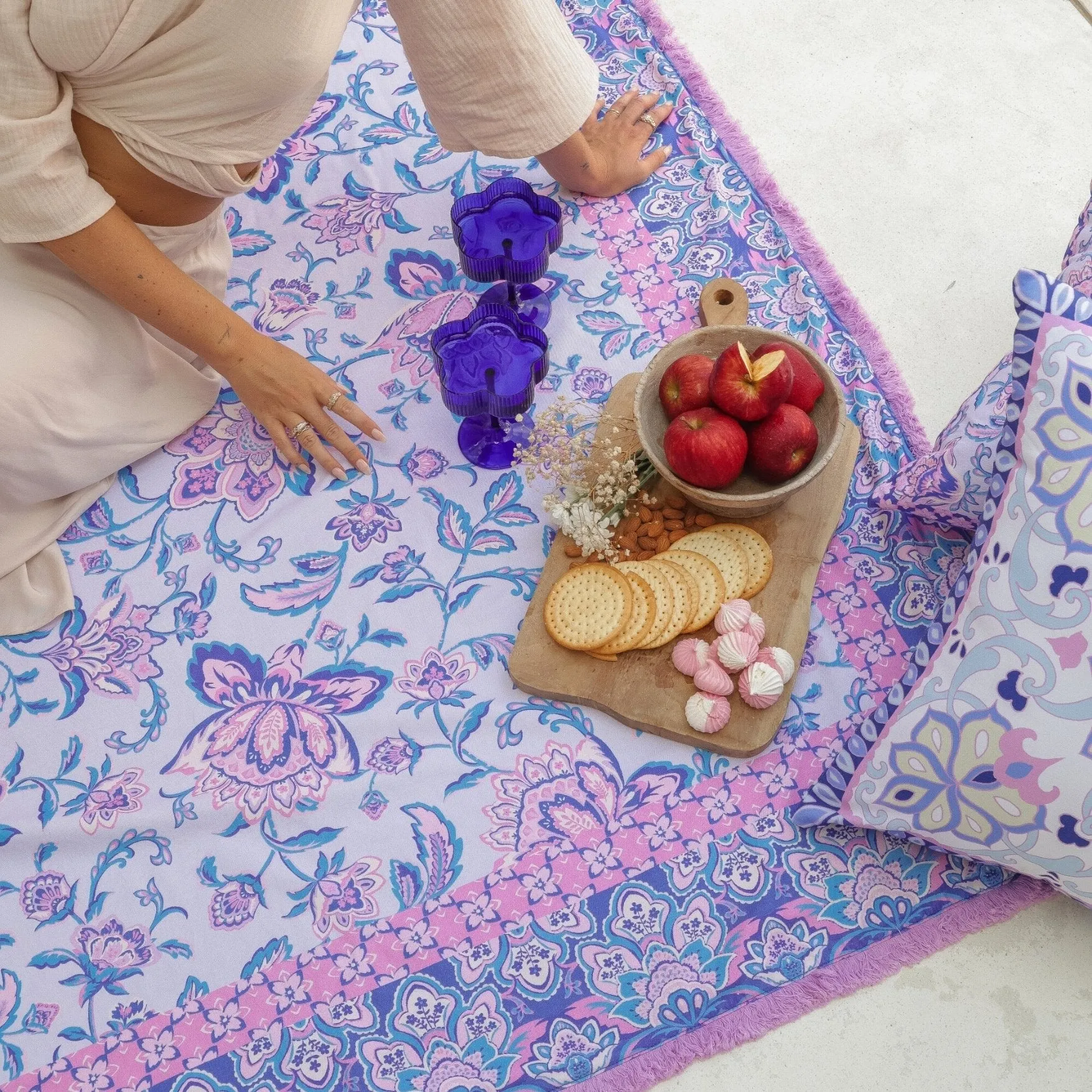 Maddalena Canvas Picnic Rug XL