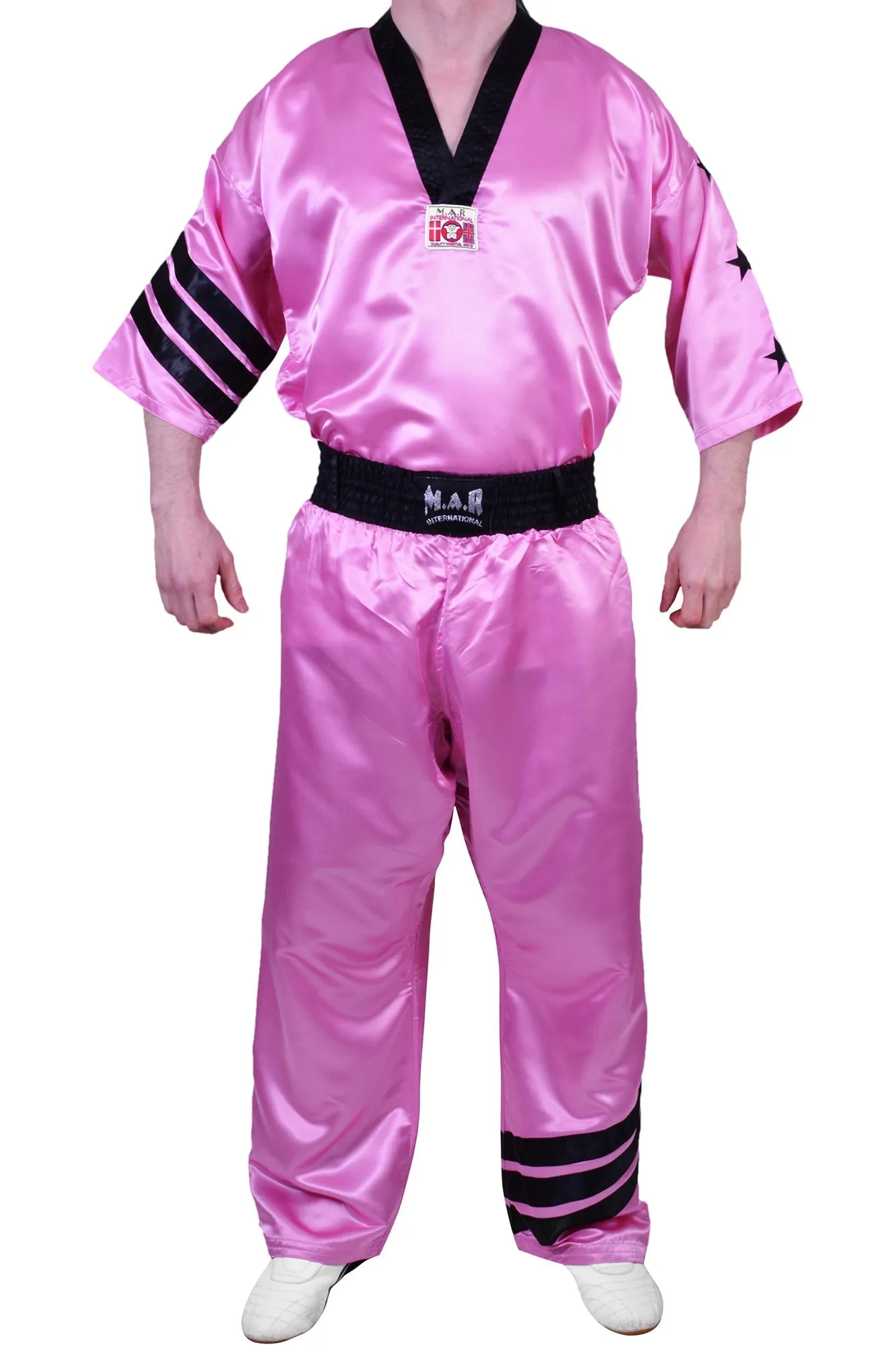 MAR-053B | Pink & Black Freestyle Uniform w/ Stripes/Stars