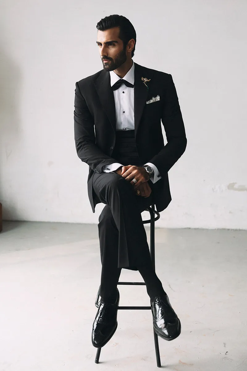 'MATEO' BLACK TUXEDO SUIT