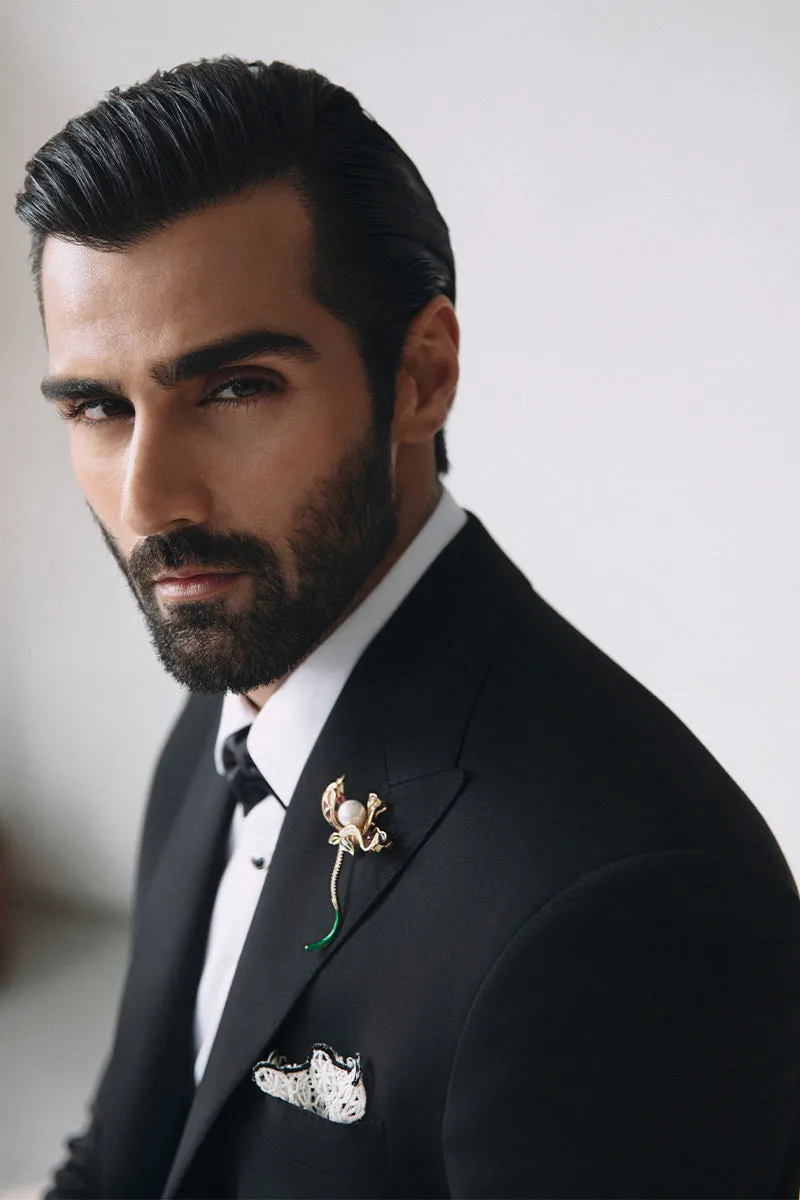 'MATEO' BLACK TUXEDO SUIT