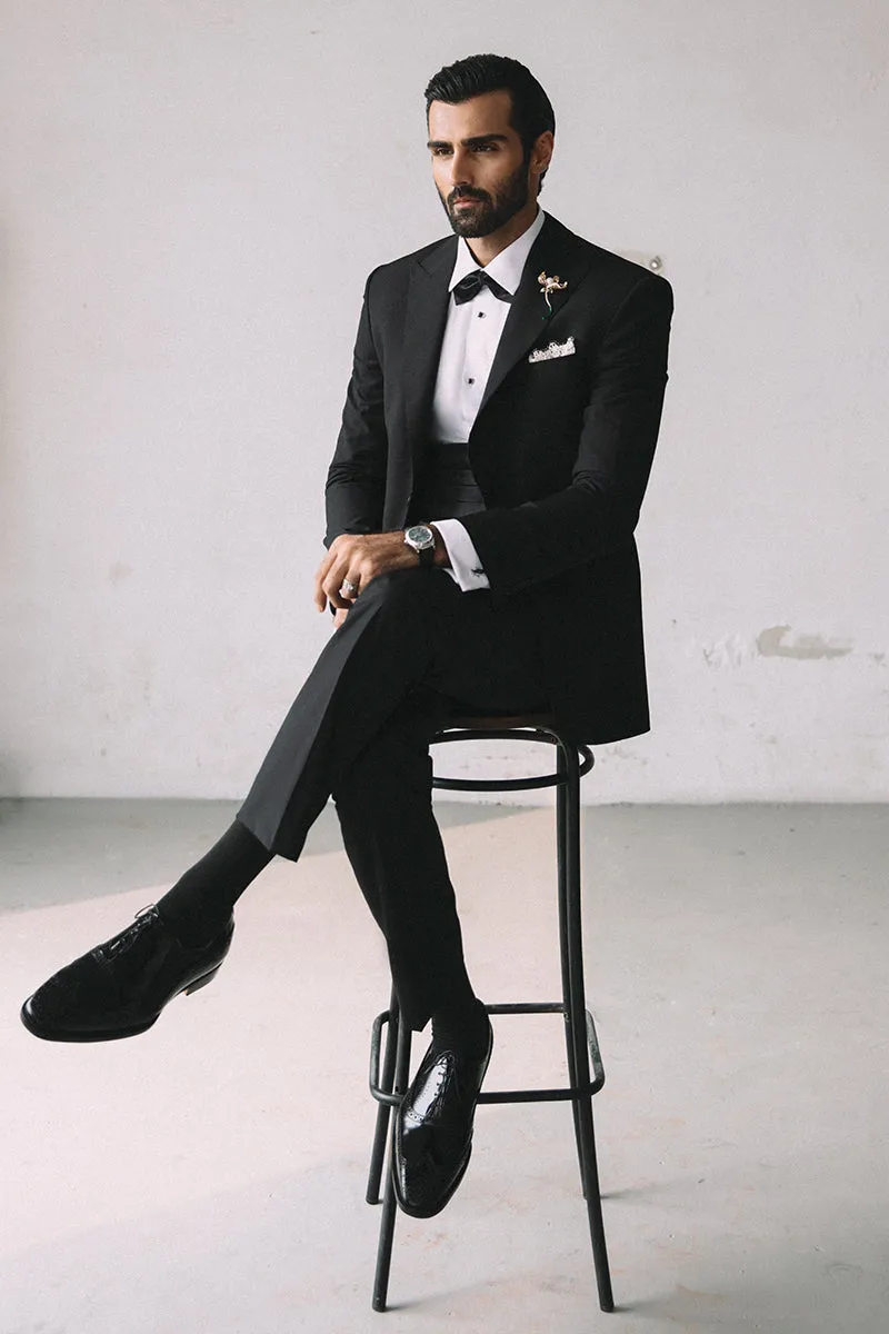 'MATEO' BLACK TUXEDO SUIT