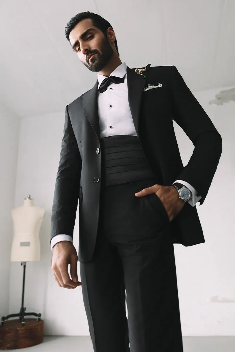 'MATEO' BLACK TUXEDO SUIT