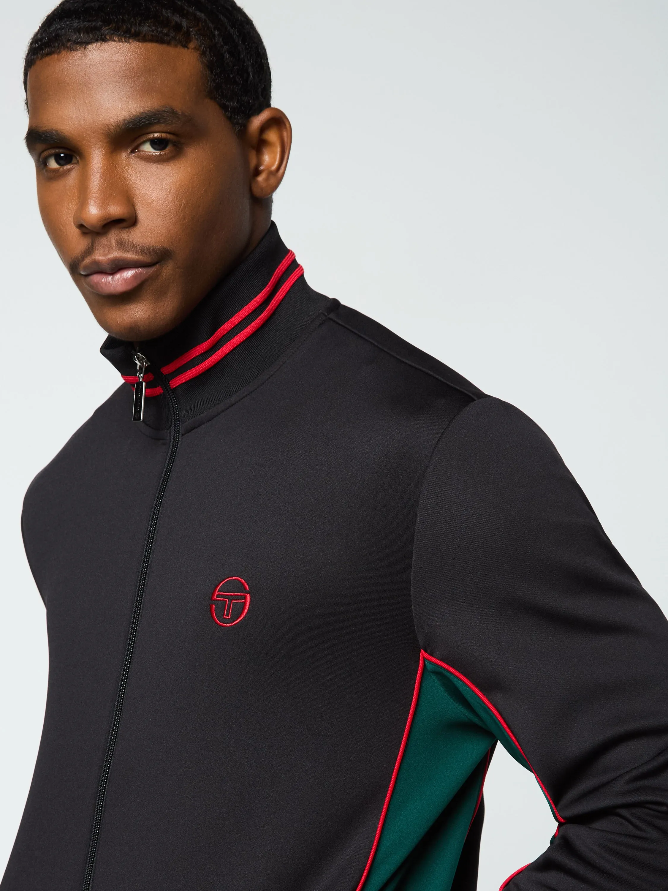 Melfi Diver Track Jacket- Black Beauty