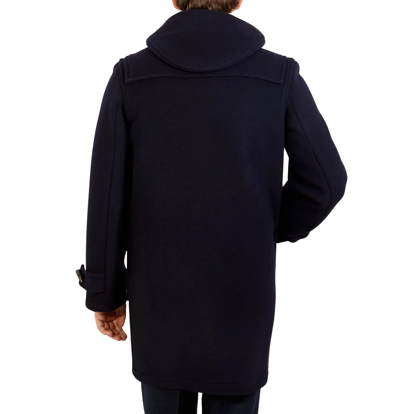 Navy Blue Wool Morris Duffle Coat