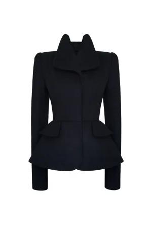 Navy Blue Wool "Dietrich" Jacket