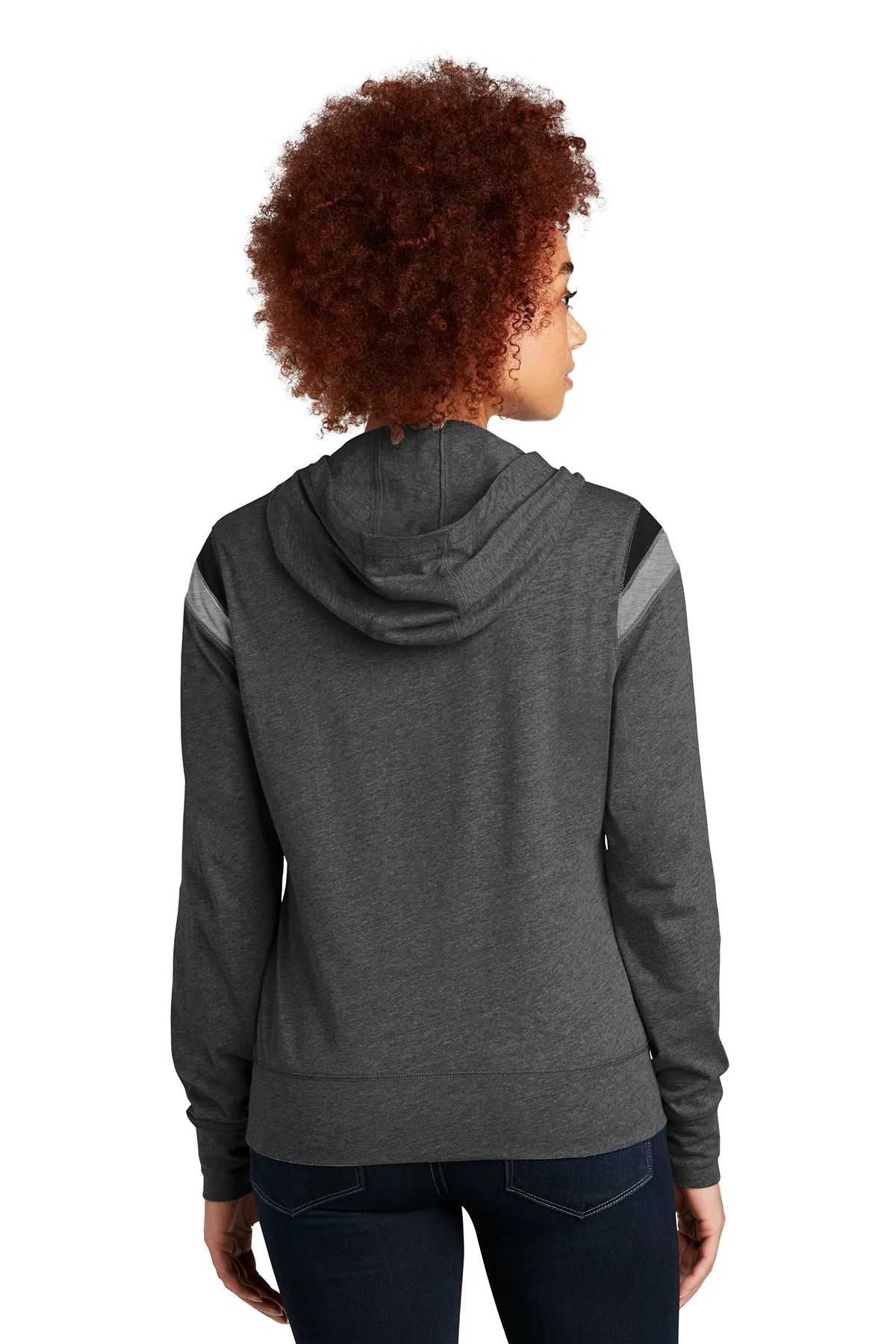 New Era Ladies Heritage Custom Hoodies, Black Heather