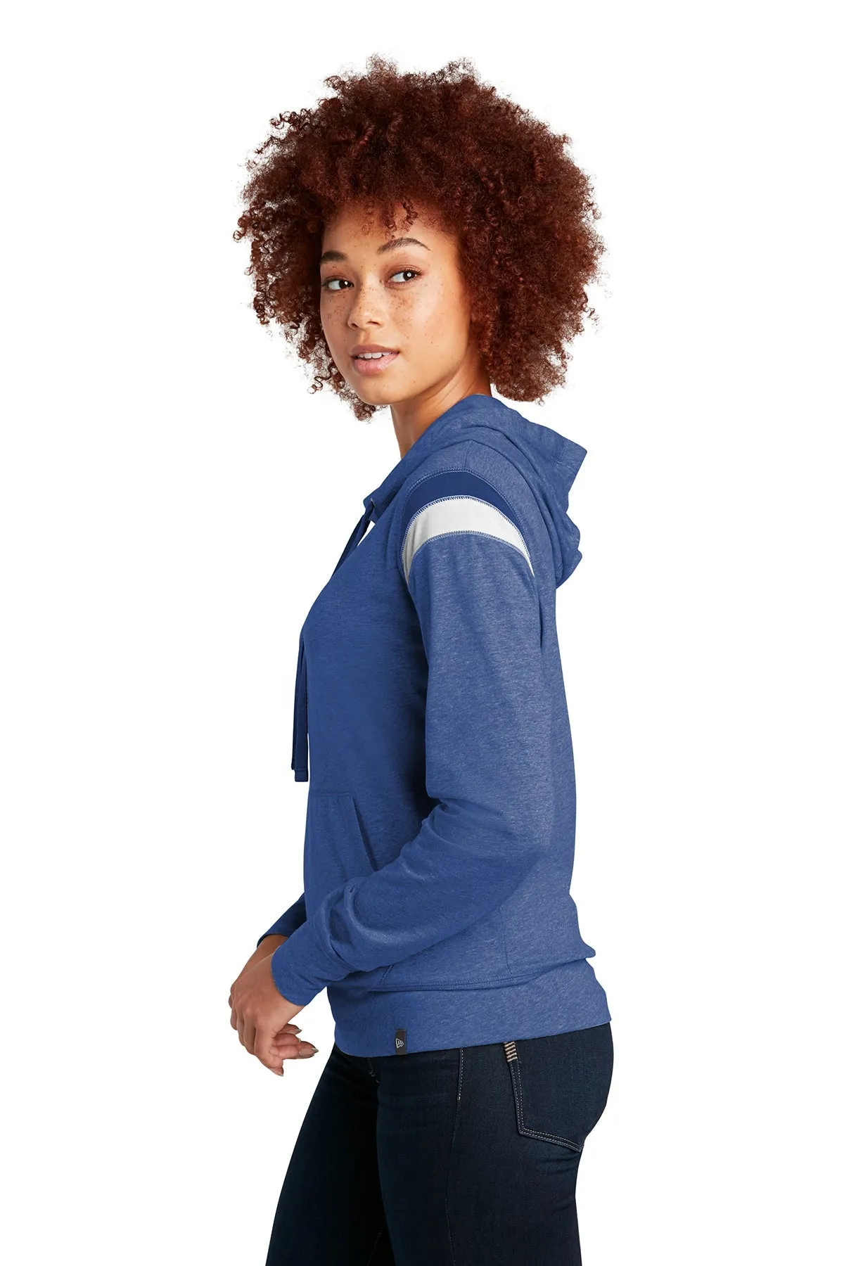 New Era Ladies Heritage Custom Hoodies, Royal Heather