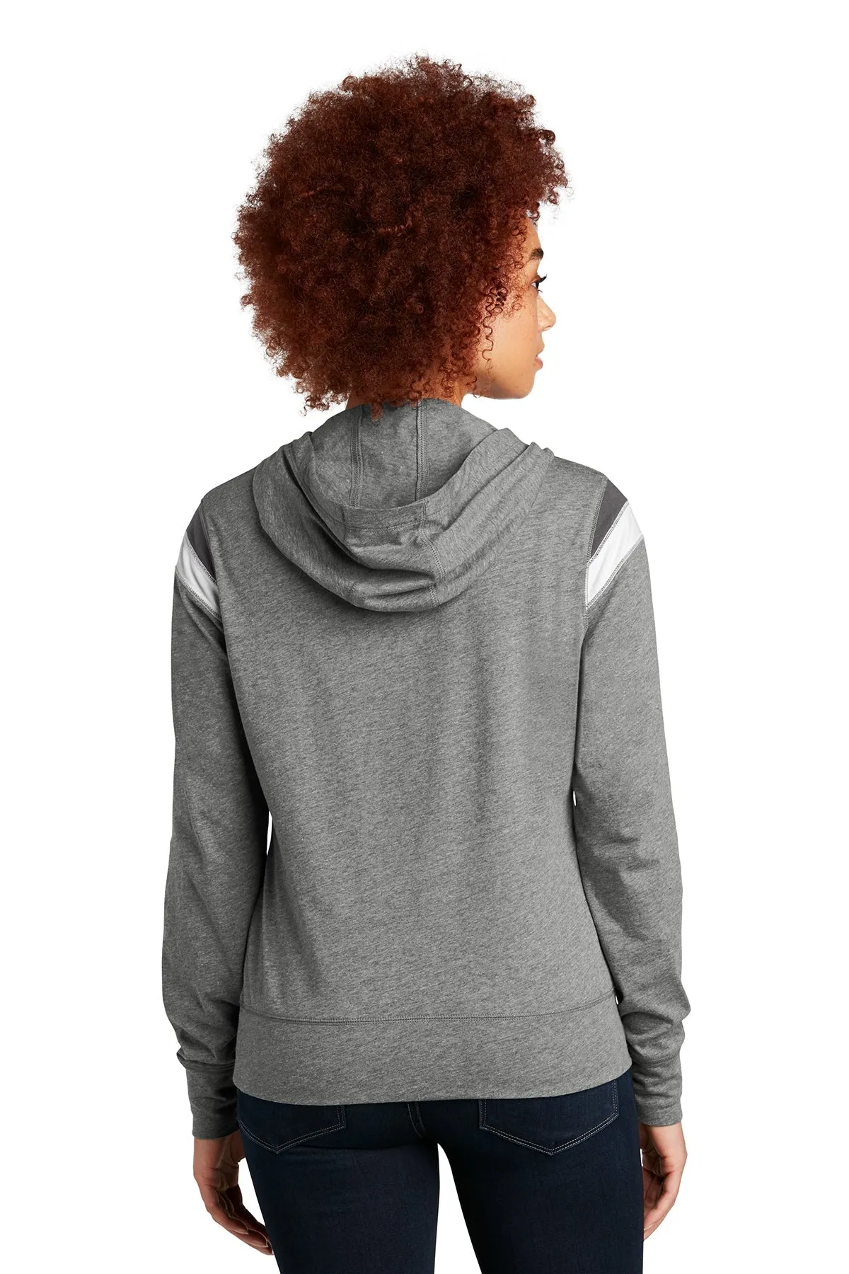 New Era Ladies Heritage Custom Hoodies, Shadow Grey Heather