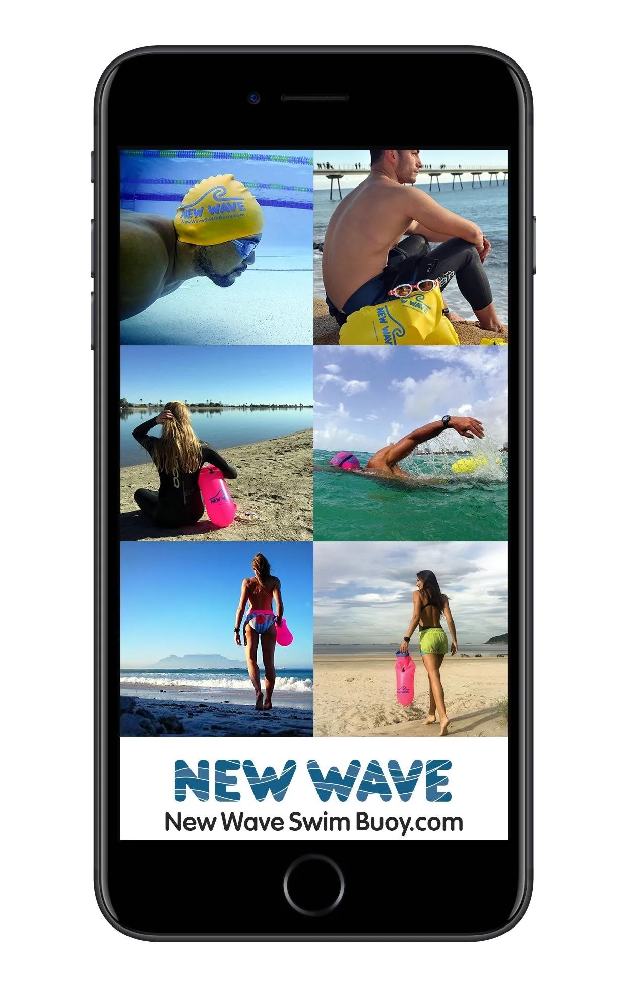 New Wave Waterproof Phone Case - Universal Dry Pouch