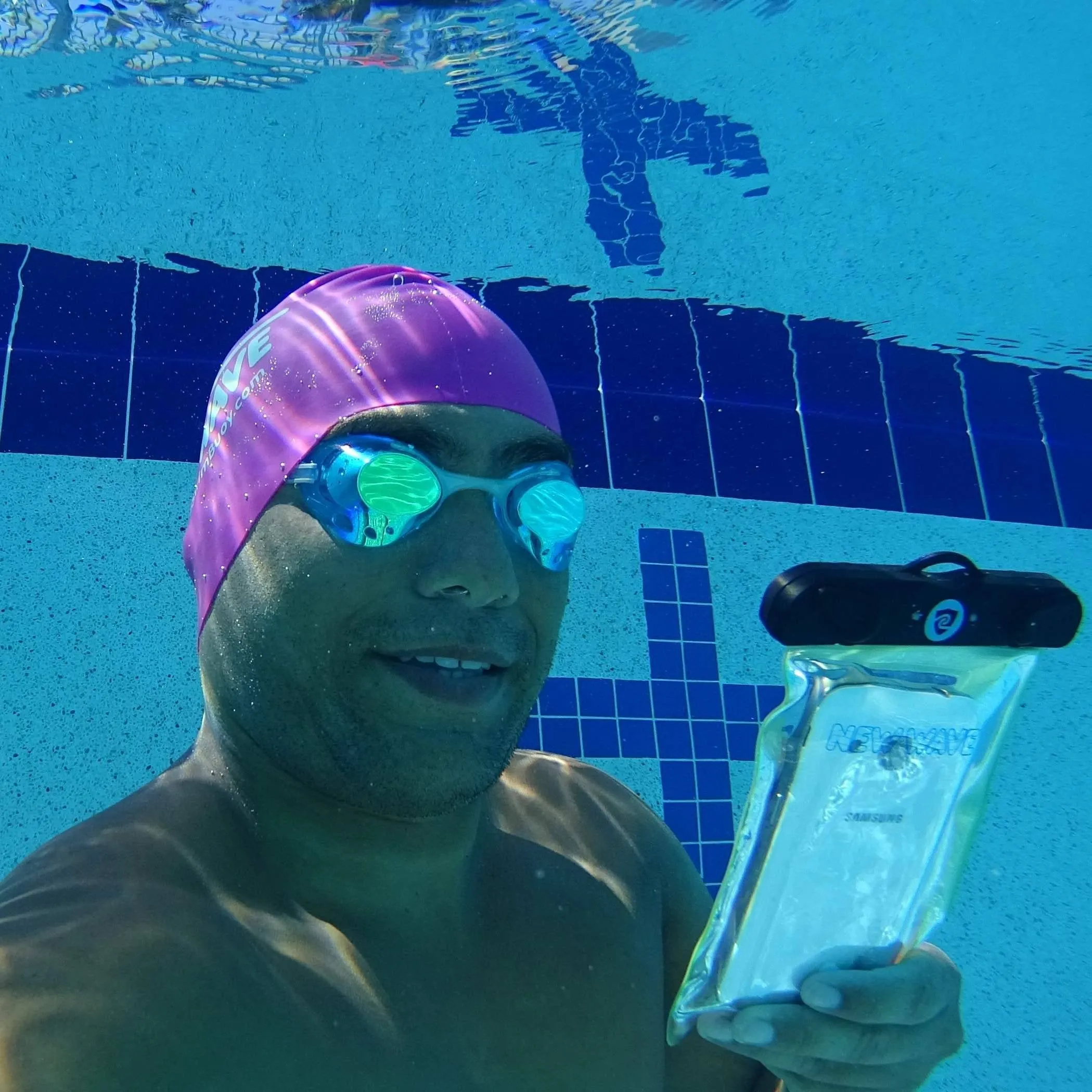 New Wave Waterproof Phone Case - Universal Dry Pouch