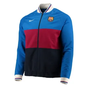 Nike Men's FC Barcelona 2022 Full-Zip Jacket Obsidian/Noble Red