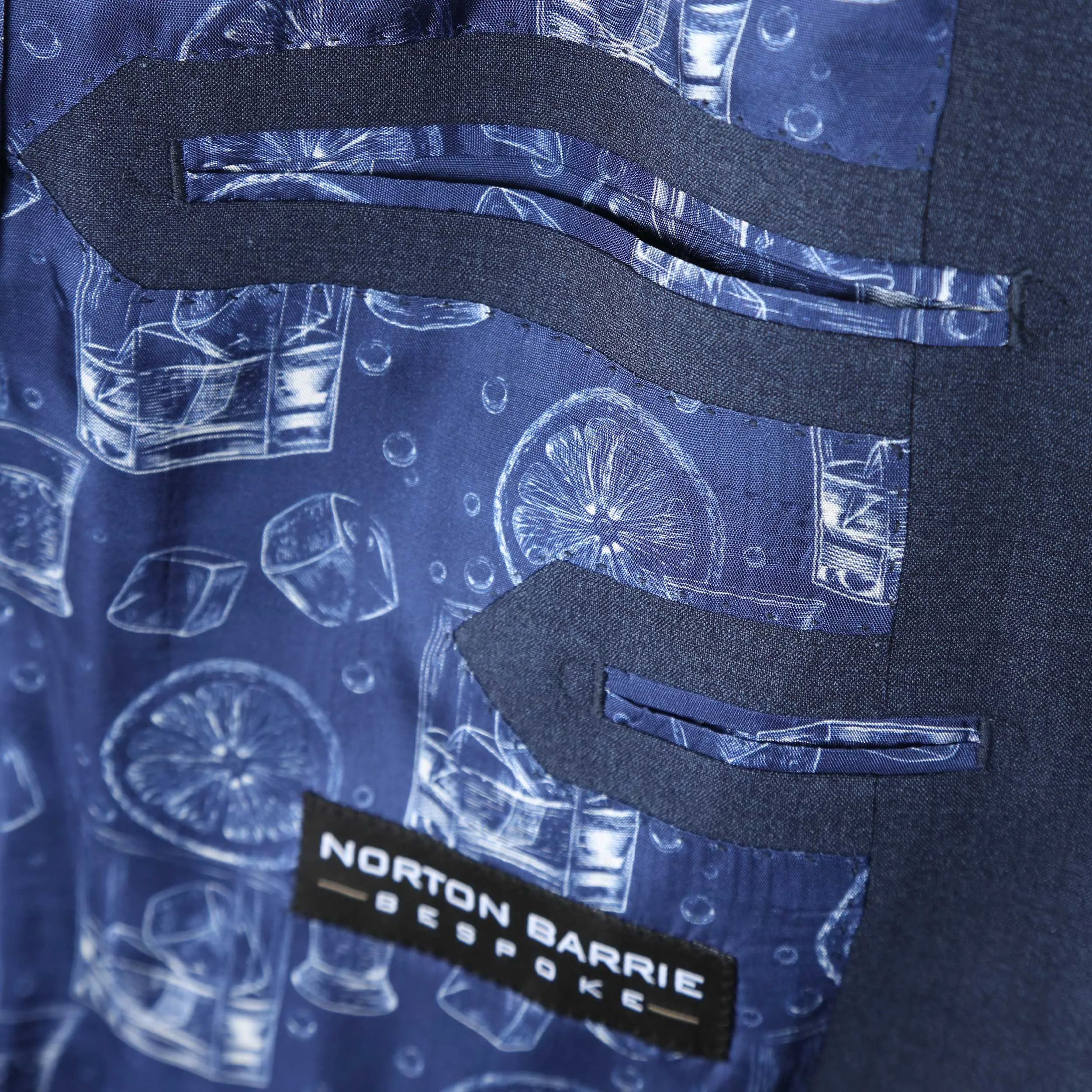 Norton Barrie Bespoke Suit in Denim Blue