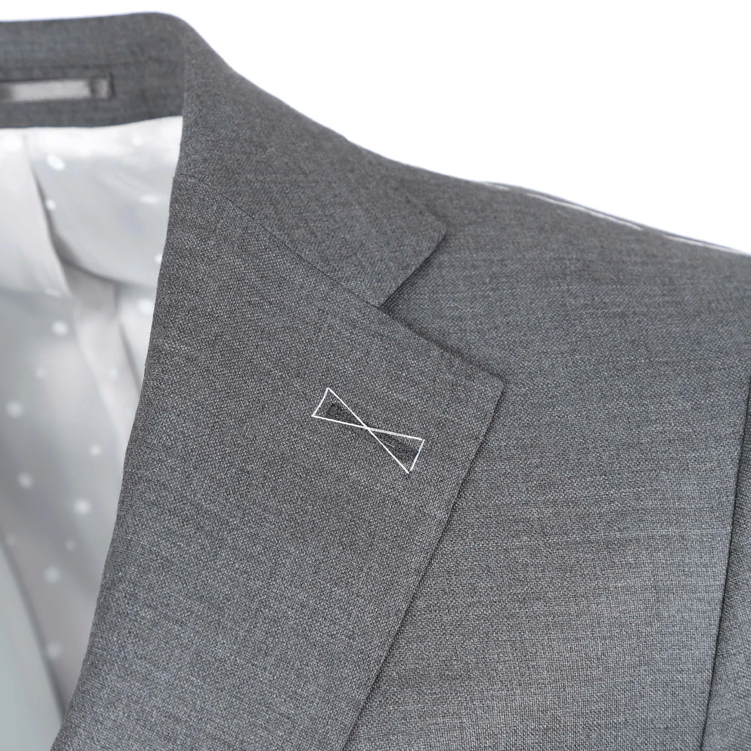 Norton Barrie Bespoke Suit in Mid Grey Lora Piana