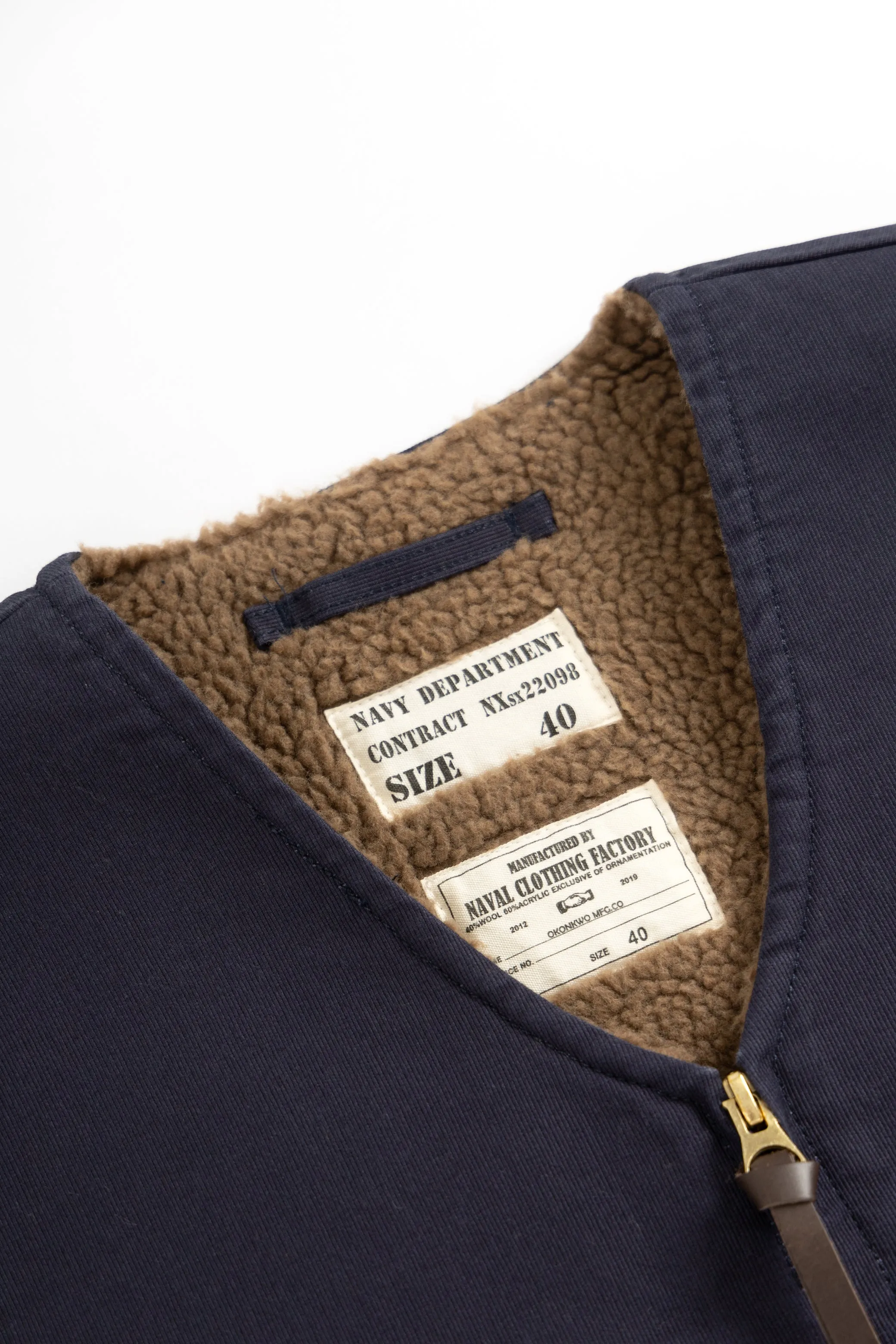 Okonkwo MFG - Sherpa Work Liner - Navy