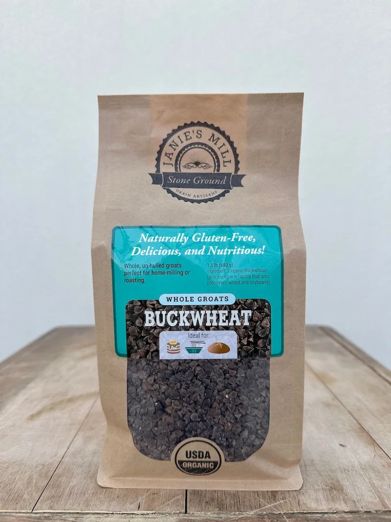 Organic Whole Buckwheat Groats (Un-hulled)