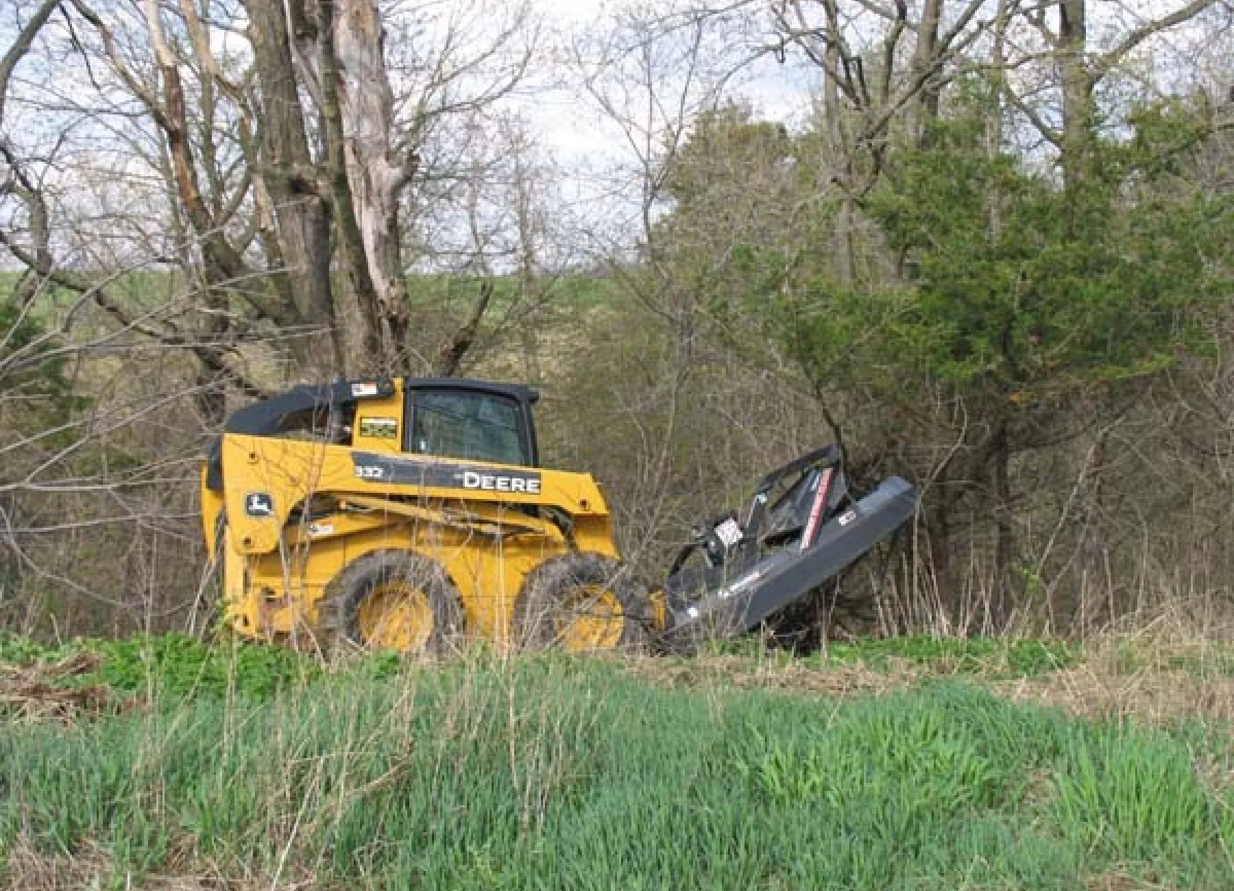 PALADIN / BRADCO XD Ground Shark™ extreme duty brush cutter for skid steer loaders