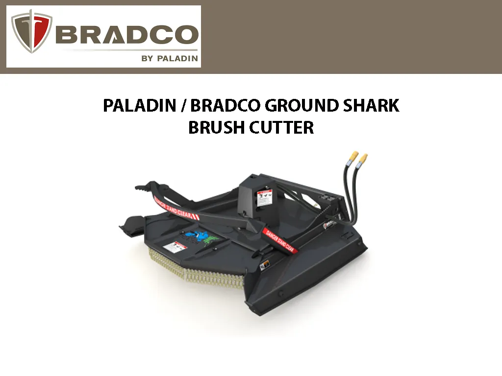 PALADIN / BRADCO XD Ground Shark™ extreme duty brush cutter for skid steer loaders