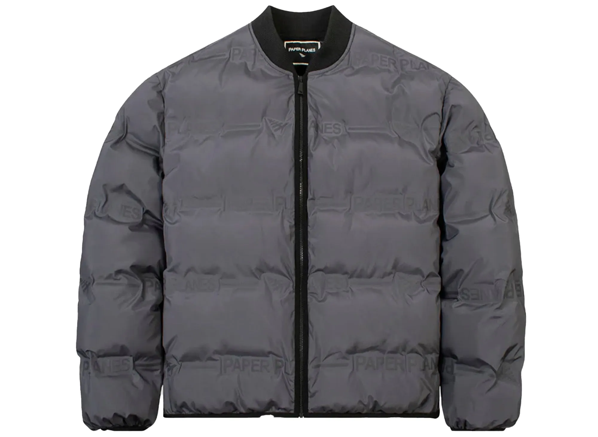 Paper Planes Embossed Puffer Coat