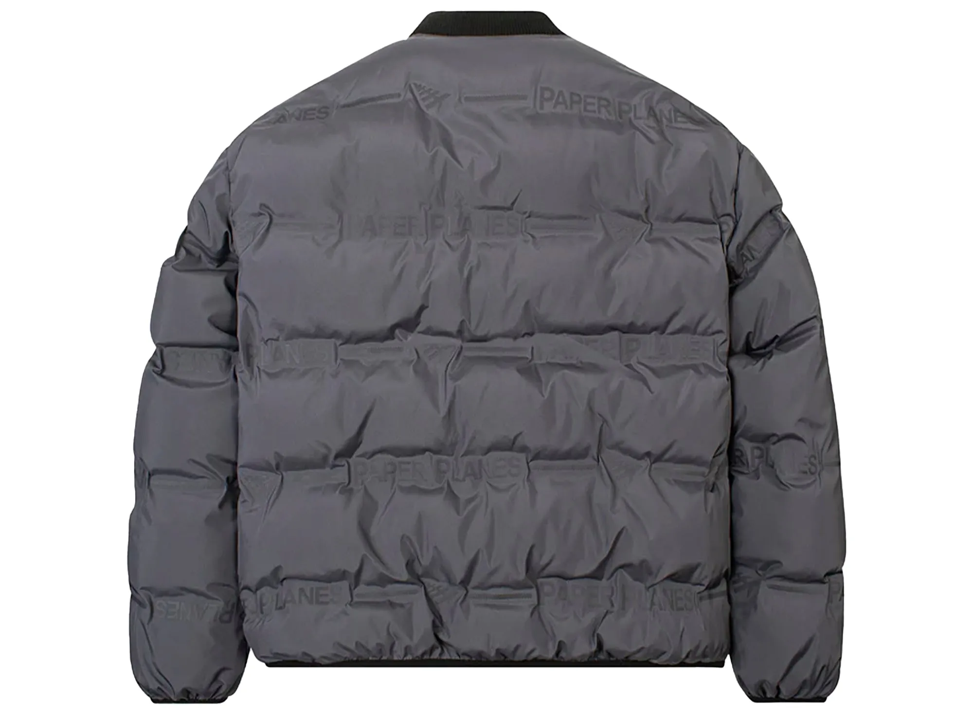 Paper Planes Embossed Puffer Coat