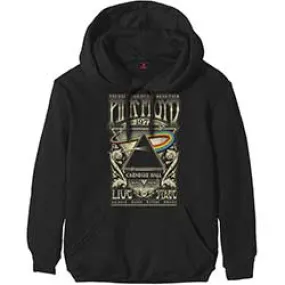 Pink Floyd Unisex Pullover Hoodie: Carnegie Hall Poster