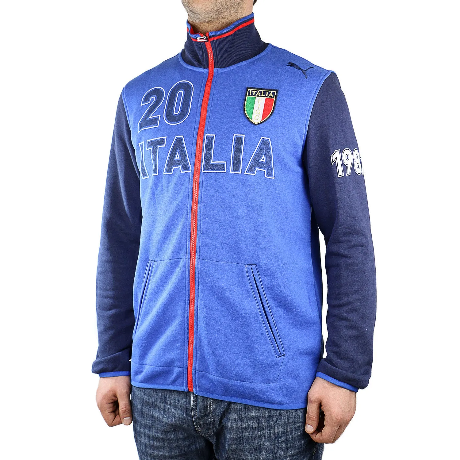 Puma Italia Kicker Track Jacket - Team Power Blue - Mens