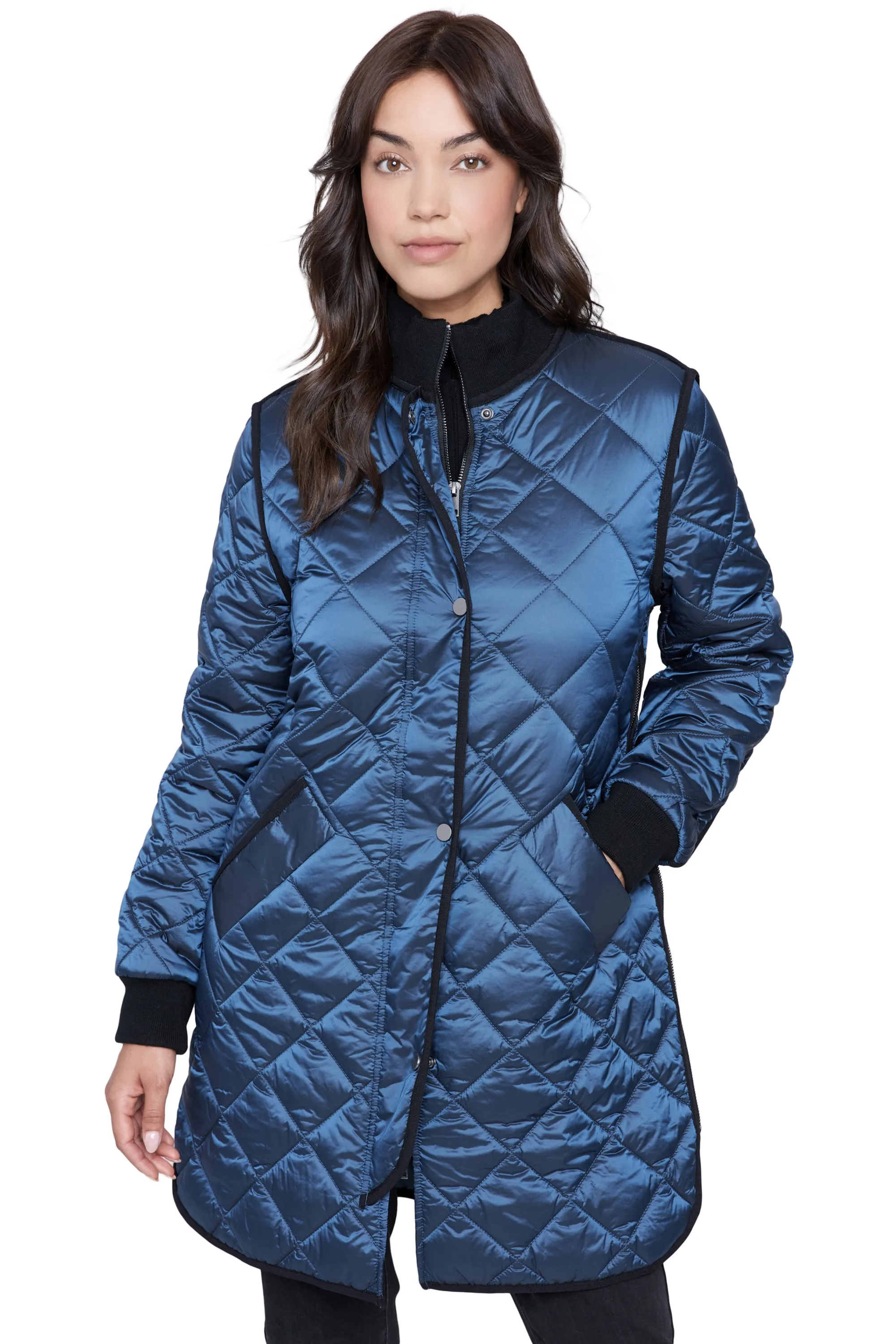 Quilted Puffer Long Jacket