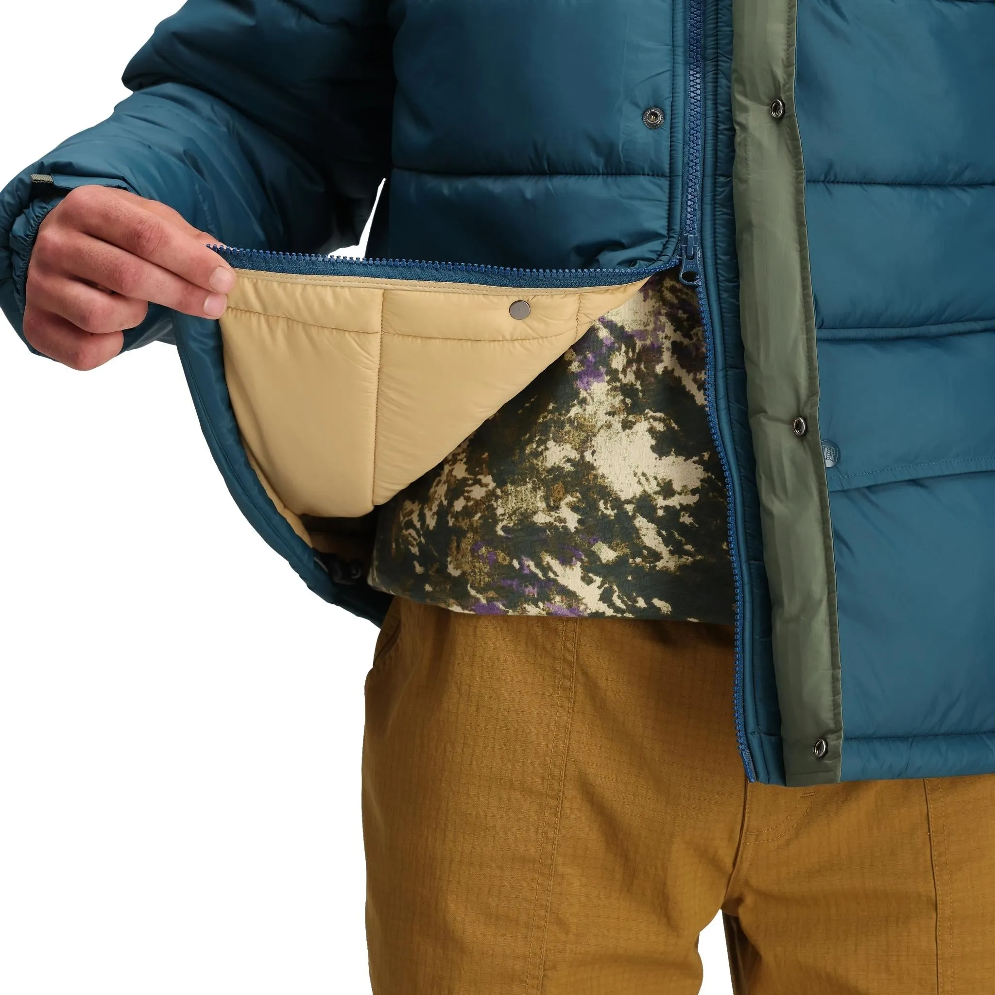 Retro Ridge Puffer Jacket - Men's